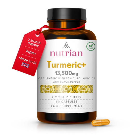 Nutrian Turmeric+ – Black Pepper Capsules