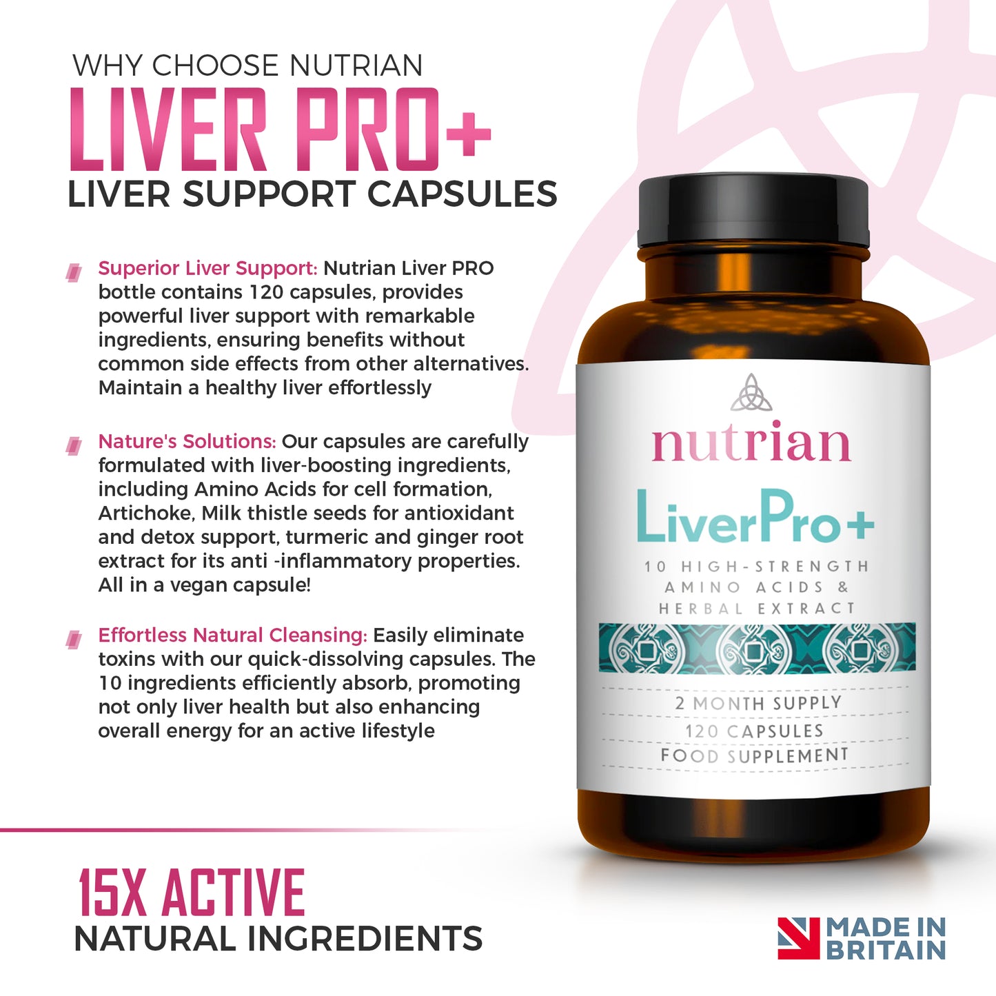 Nutrian Liver Pro+ - Leberreinigungs-Entgiftung