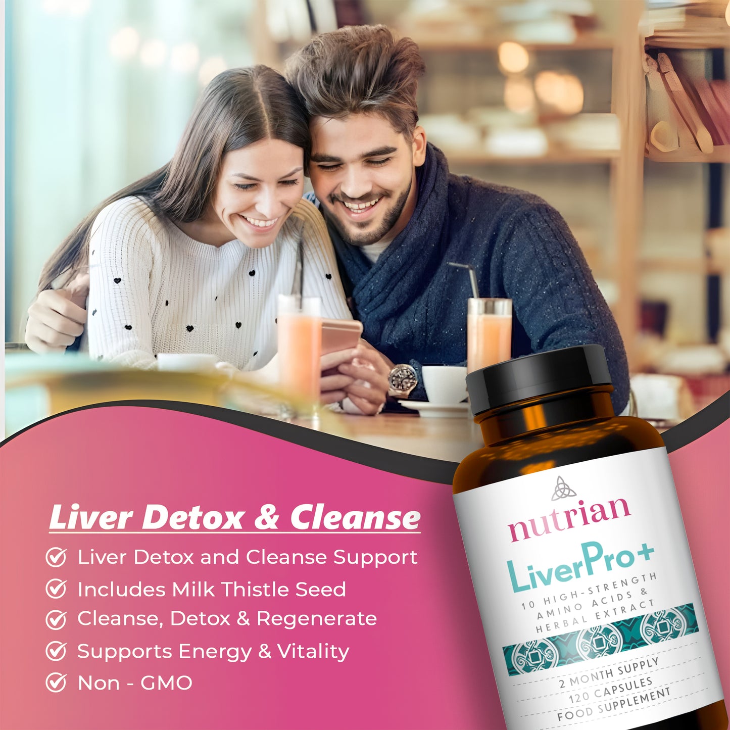 Nutrian Liver Pro+ - Leberreinigungs-Entgiftung