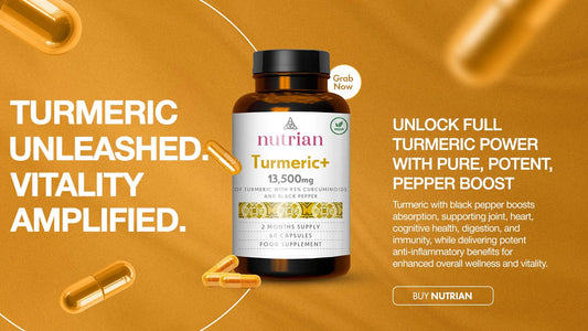 Build Strong Bones at Any Age: Why Nutrian Turmeric Capsules Are a Game-Changer - Nutrian